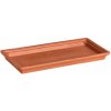 Deroma miska pod kvetináč hranatá Standard 52 cm červená