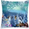 XPOSE® Mikroplyšová obliečka na vankúš VIANOCE 5 (digitálna tlač) 40x40 cm, Mikroplyš