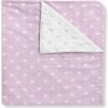 Interbaby mäkká deka hviezdičky 110x80cm Varianta: ružová