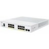 Cisco switch CBS350-16P-E-2G-UK, 16xGbE RJ45, 2xSFP, fanless, PoE+, 120W - REFRESH CBS350-16P-E-2G-UK-RF