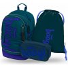 BAAGL SADA 3 Core Logo modrá: batoh, peračník, vrecko GRS