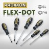 PROXXON 22604 súprava skrutkovačov PL+PH Flex-Dot, 6ks (Sada skrutkovačov 22604)