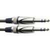Stagg SAC1PS DL, kabel stereo JACK/stereo JACK, 1m