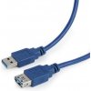 Kabel USB A-A 1,8m USB 3.0 prodlužovací, modrý CCP-USB3-AMAF-6 Gembird