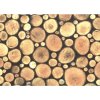 Samolepiace tapety - fólie 11613 DREVO (guľatina) - šírka 45 cm + samolepiace