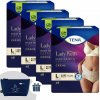 Tena Lady Pants Plus Creme Inkontinenčné nohavičky s vysokým pásom L 4x8ks - krém + Darček Tena Lady kozmetická taštička Tena Lady