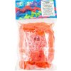 Rainbow Loom Original gumičky 600 kusov transparentné oranžové