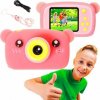 Extralink Dětská kamera H25 Růžová | Digitální fotoaparát | Displej 1080P 30fps 2.0