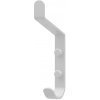 Kovový háčik, biely, 9,5 cm, 1 ks