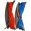 PLKB Kite Lines 3x18m 200/100kg - Oranžová - Modrá
