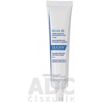 Ducray Kelual DS Soothing Cream upokojujúci krém na podráždenú a mastnú pleť s nadmerným olupovaním 40 ml