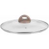 MagicHome Pokrievka Coffee Brown Line 26 cm