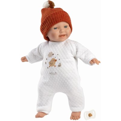 Llorens 63303 LITTLE BABY realistická bábätko s mäkkým látkovým telom 32 cm