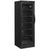 TEFCOLD Chladiaca skriňa krídlové dvere CEV 425 BLACK L/H, 345 l - čierna TEFCOLD