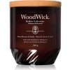 Woodwick Cherry Blossom & Vanilla vonná sviečka s dreveným knotom 184 g
