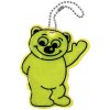 Reflexný prívesok BEAR - žltý