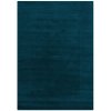 Flair Rugs Textured Wool Border Tmavomodrý