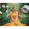 Maľovanie podľa čísel Žena vo fantasy lese, 80x100 cm, bez rámu a bez vypnutia plátna (6038542)