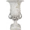Clayre & Eef Béžový antik dekoračný kvetináč Hillene - Ø 30*46 cm - Clayre & Eef