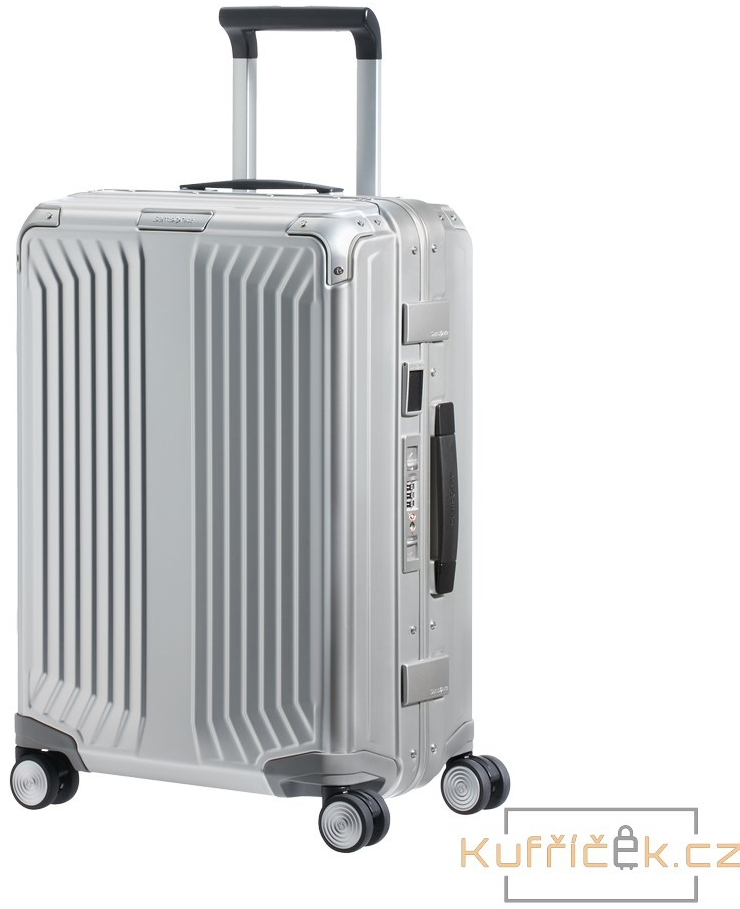 Samsonite Lite-Box Alu S strieborná 40 l