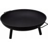 Záhradné ohnisko na oheň 58 cm, záhradný gril, trojnožka, veľké, s držadlami
