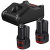 Bosch Štartovacia sada 2× 12V2.0Ah + GAL12V-40 1600A019R8