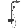 Hansgrohe Raindance Alive Q - Sprchový set s termostatom, 21x34 cm, 3 prúdy, EcoSmart, matná čierna 24591670