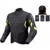 TEXTILNÁ BUNDA REBELHORN HIKER IV ČIERNA/ANTRAZITOVÁ/ŽLTÁ FLUO S