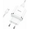 Hoco Nabíjačka USB 3A QC3.0 Quick Charging Special Single Port s mikro káblom N3 biela - HOCO