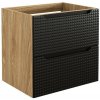ArtCom Skrinka pod umývadlo LUXOR Black 82-60-2S | 60 cm