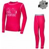 Sensor detské tričko s dlhým rukávom + šortky DOUBLE FACE SET ADVENTURE magenta