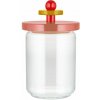 Alessi Dóza na potraviny 100 COLLECTION, 1 l, ružová, sklo