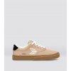 NAIOCA Stripe Suede and Canvas Desert Taupe