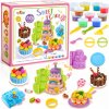 PLASTELÍNA PLASTELÍNA SÚPRAVA TORTA 10 FARIEB FORMIČKY SWEET CAKE EDUKAČNÁ
