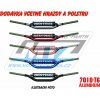 Riadidlá Renthal 99701 TwinWall (1 1/8” = 28,6 mm) - strieborné/titánové