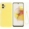 Gumený kryt Pure Color na Motorola Moto G13 / G23 / G53 5G - Žltá
