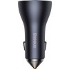 Baseus CGJP010013 Nabíjačka do Autá Triple Quick Charger USB/ USB-C/ USB-C 65W Dark Grey 6932172610289