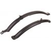 sada plastových blatníků přední/zadní MUDSTOP 1 HYBRID 700C, OXFORD (černé)