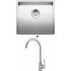 Blanco CLARON 450-IF nerez hodvábny lesk 521574 + Deante LIMA BBM F62M nerezová oceľ