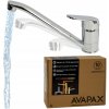 Stojanková kuchynská batéria Avapax WELORA, strieborná