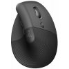 Logitech Lift Vertical Ergonomic Mouse - Graphite Vertikální myš, optická, 6 tlačítek, bezdrátová, Bluetooth 910-006473