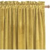 XZHome (dodávateľ) Zatemňovací velúrový záves – horčicovo žltý, jednofarebný, 1 ks Veľkosť: 145x250 na riasiaci pás