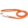 Collar Glamour okrúhle kožené vodítko Orange 6mm 122cm