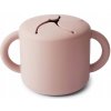 Mushie silikonový pohárek na snack Blush