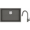 Súprava granitový drez Franke Maris 125.0687.258, kuchynská batéria Franke Lina 115.0626.057