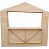 Predajný stánok 2,7x2,7m, (19mm), jedno výdejné okno (Drevený predajný stánok 2,7x2,7m, (19mm))