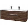 Dreja Umývadlová skrinka ASTON SZZ 120 - D25 Teak / Úchytka T03 / D25 Teak