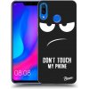 Picasee silikónový čierny obal pre Huawei Nova 3 - Nesiahajte mi na telefón