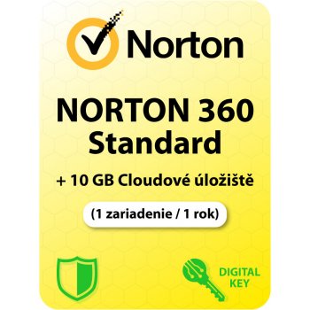 Norton 360 Standard + 10 GB Cloudové úložiště 1 lic. 12 mes.