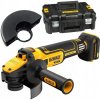 DeWALT uhlová brúska DCG409VSNT 125mm 18V s reguláciou otáčok + 5Ah batéria + nabíjačka